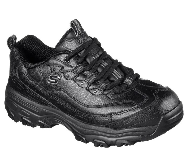Skechers Dam Svarta Snörskor - Work: D'lites Sr - Marbleton - Sverige (LZCES-5439)